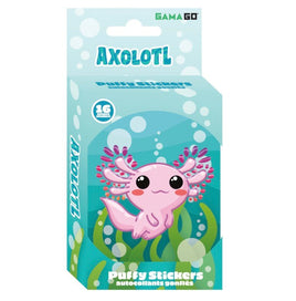 Axolotl Puffy Stickers in Embossed Tin - ToyTime