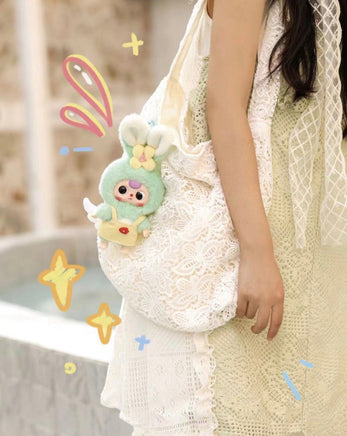 Baby three Macaron rabbit stuffed blind box - ToyTime