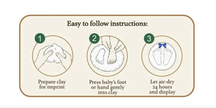 Babys First Impressions Foot Hand Print Kit - ToyTime