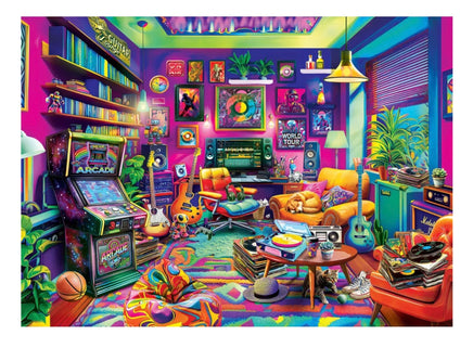 Back In Time 1000pcs Jigsaw Puzzle with Bonus Poster - ToyTime