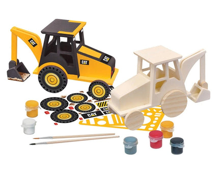 Backhoe Wood Painting..@Masterpcs - ToyTime