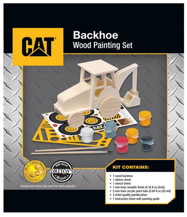 Backhoe Wood Painting..@Masterpcs - ToyTime