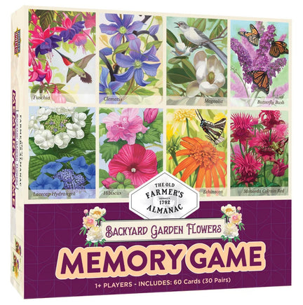 BackYard Garden Flowers Memory Game - ToyTime