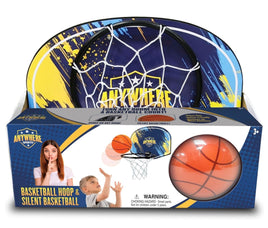 Basketball Hoop and Silent Basketball - ToyTime