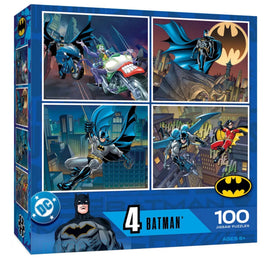 Batman 4 pack 100pcs Jigsaw Puzzles - ToyTime