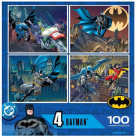 Batman 4 pack 100pcs Jigsaw Puzzles - ToyTime