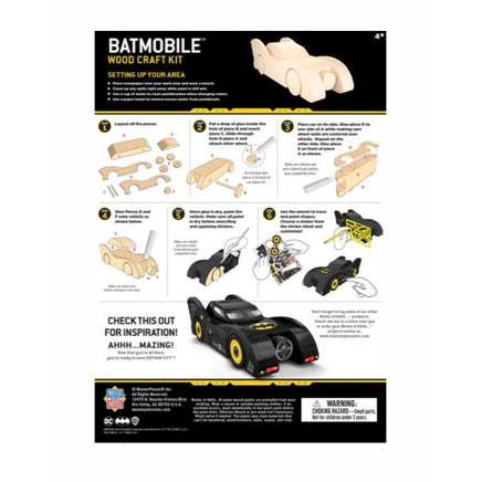 Batmobile Wood Craft Kit..@Masterpcs - ToyTime