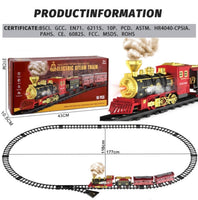 Battery Operated Retro Steam Train Set 16 pieces - ToyTime