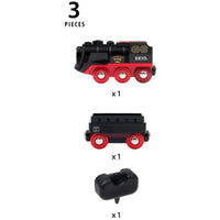 Battery Operated Steaming Train 33884 - ToyTime