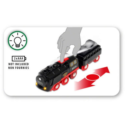 Battery Operated Steaming Train 33884 - ToyTime