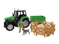 BCA Sheep Farmer and Tractor Playset 16 Piece - ToyTime