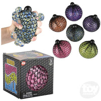 Beaded Squish Mesh Ball - ToyTime