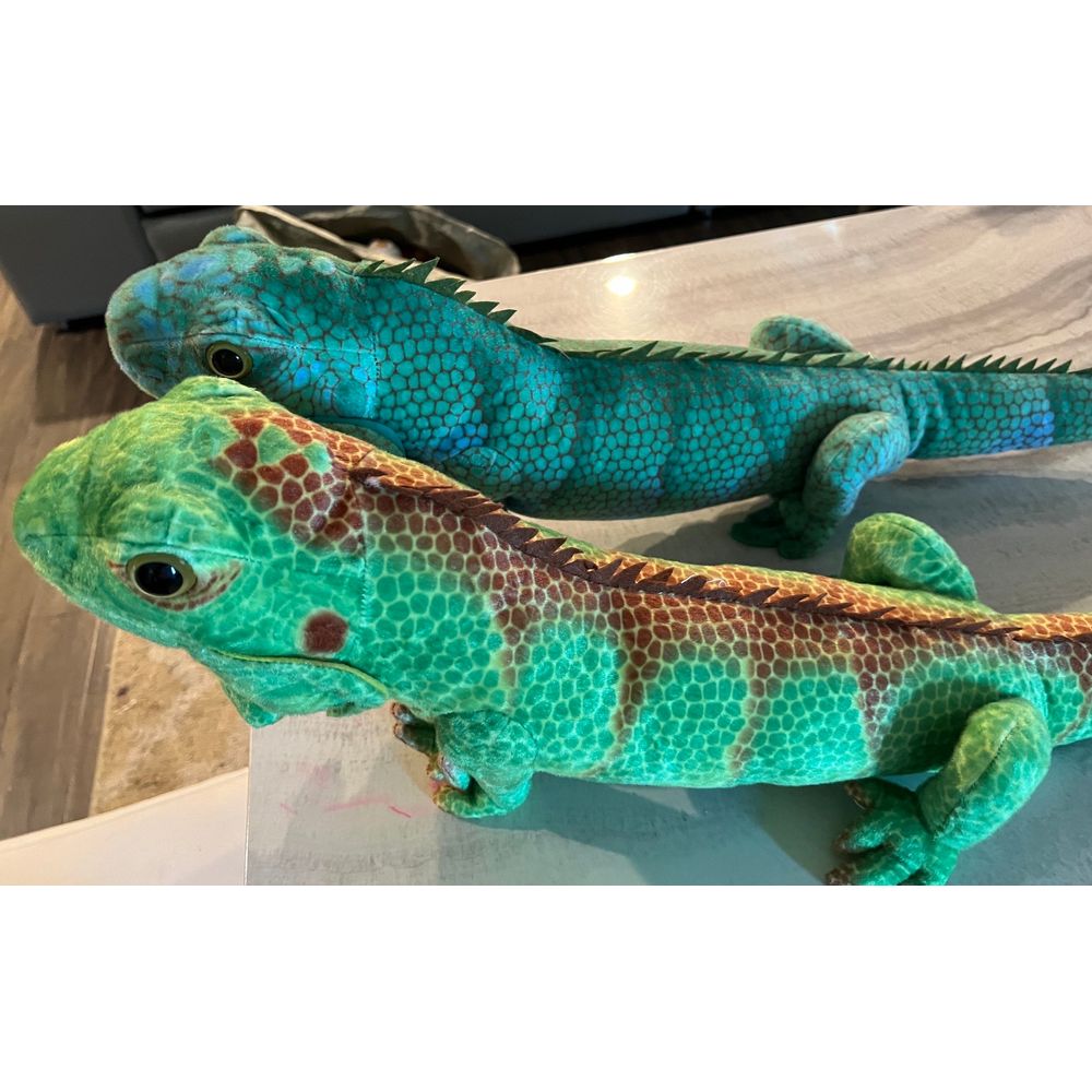 Bearded Dragon Lizards Plush Toy Soft Stuffed Wild Animal 39 inch