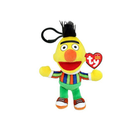 BERT Sesame Street Floppy Beanie Clip Keychain - ToyTime