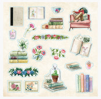 Bibliophilia Ephemera Sticker Book - ToyTime