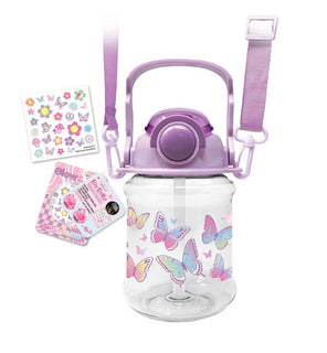 Big Belly Water Bottle Tie Dye Butterfly - ToyTime