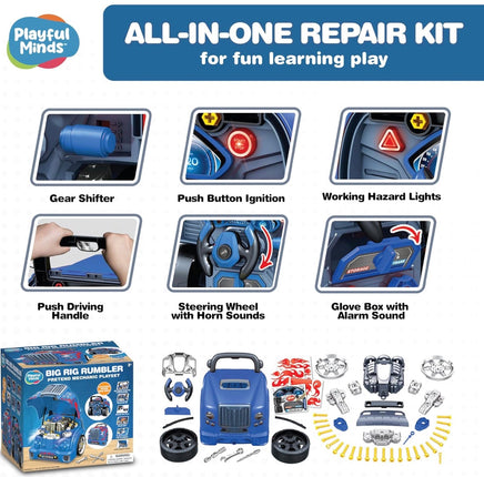 Big Rig Rumbler Pretend Mechanic Playset - ToyTime