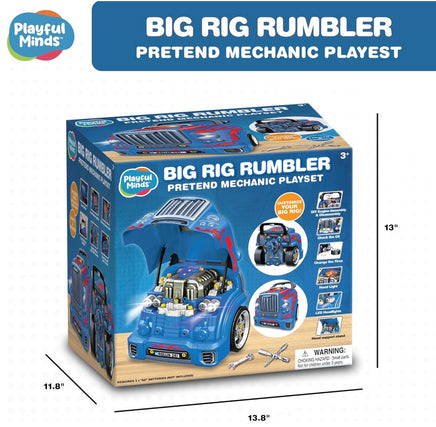 Big Rig Rumbler Pretend Mechanic Playset - ToyTime