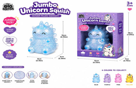 Big Squish Jumbo Unicorn Squishy - ToyTime