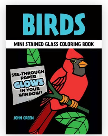 Birds Mini Stained Glass Coloring Book - ToyTime