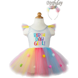 Birthday girl dress with headband 4/5 - ToyTime