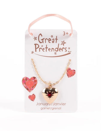 Birthstone Heart Lockets - ToyTime