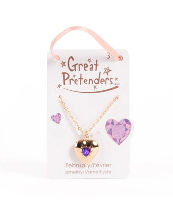Birthstone Heart Lockets - ToyTime