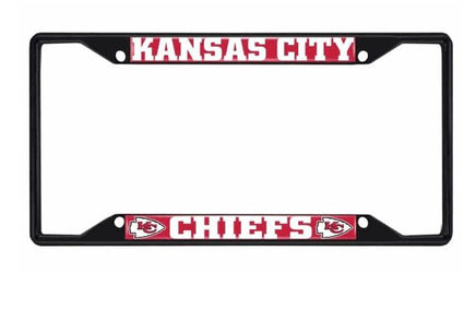 Black License Plate Frame Chiefs - ToyTime