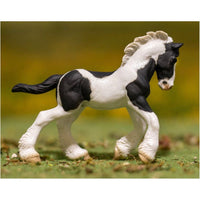 Black & White Piebald Gypsy Foal - ToyTime