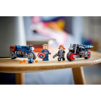 Black widow and Captain America motorcycles 76260 - ToyTime