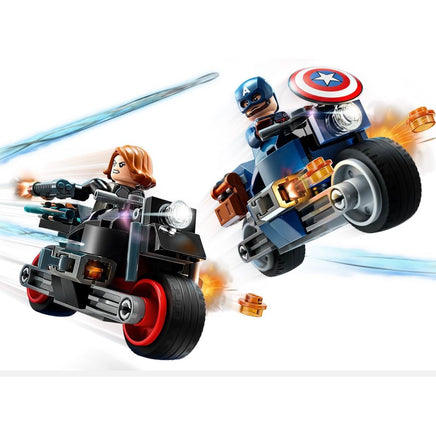 Black widow and Captain America motorcycles 76260 - ToyTime