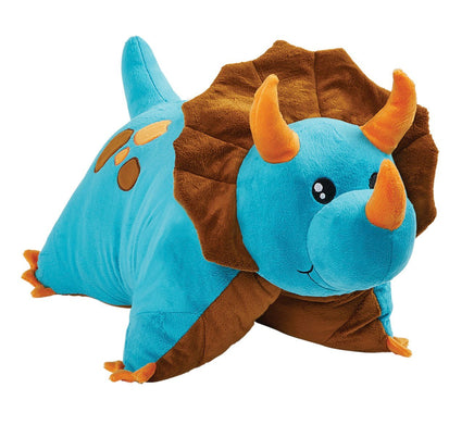 Blue Dinosaur Pillow Stuffed Plush 16 inch - ToyTime