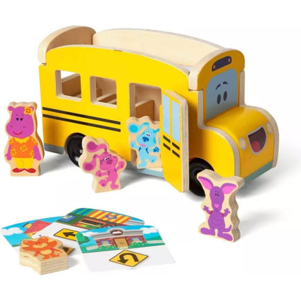 Blues Clues And You Pull Back School Bus..Melissa & Doug - ToyTime