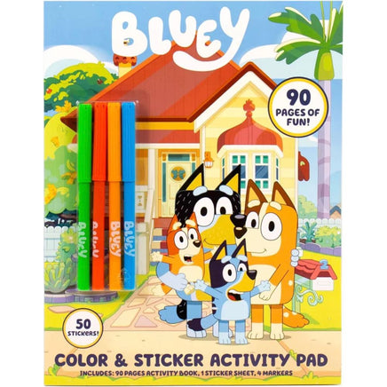 Bluey coloring and sticker pad - ToyTime