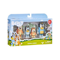 Bluey Figures 4 pack Family Beach Day - ToyTime