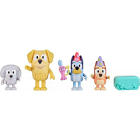 Bluey Figures 4 pack Pass the Parcel - ToyTime