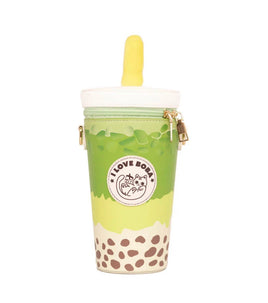 Boba milk tea matcha handbag - ToyTime