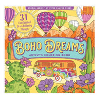 Boho Dreams Adult Coloring Book - ToyTime