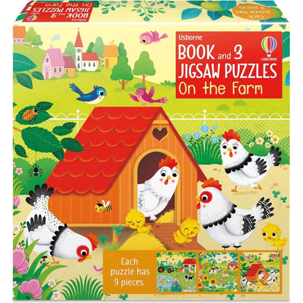 Book And 3 Puzzles On The Farm@EDC - ToyTime