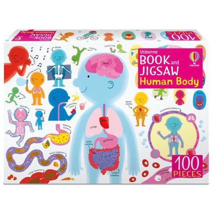 Book And Jigsaw Puzzle Human Body 100 Puzzles - ToyTime