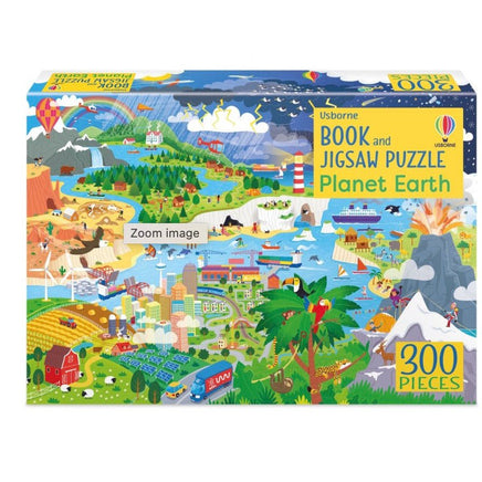 Book And Jigsaw Puzzle Planet Earth 300 Pieces - ToyTime