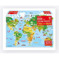 Book & Jigsaw Puzzle Cities Of The World@Edc - ToyTime