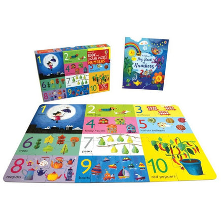 Book & Jigsaw Puzzle Numbers@Edc - ToyTime