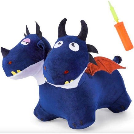 Bouncy Pals Blue Hopping Blue Dragon Hopper Toy - ToyTime