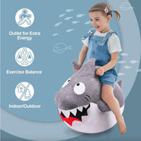 Bouncy Pals Kids Shark Hopper Ball Animal Toy - ToyTime