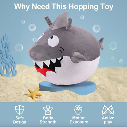 Bouncy Pals Kids Shark Hopper Ball Animal Toy - ToyTime