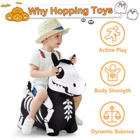 Bouncy Skeleton Horse - ToyTime