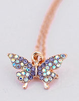 Boutique Butterfly Gem Necklace - ToyTime