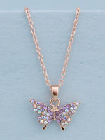 Boutique Butterfly Gem Necklace - ToyTime