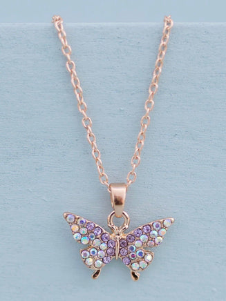 Boutique Butterfly Gem Necklace - ToyTime